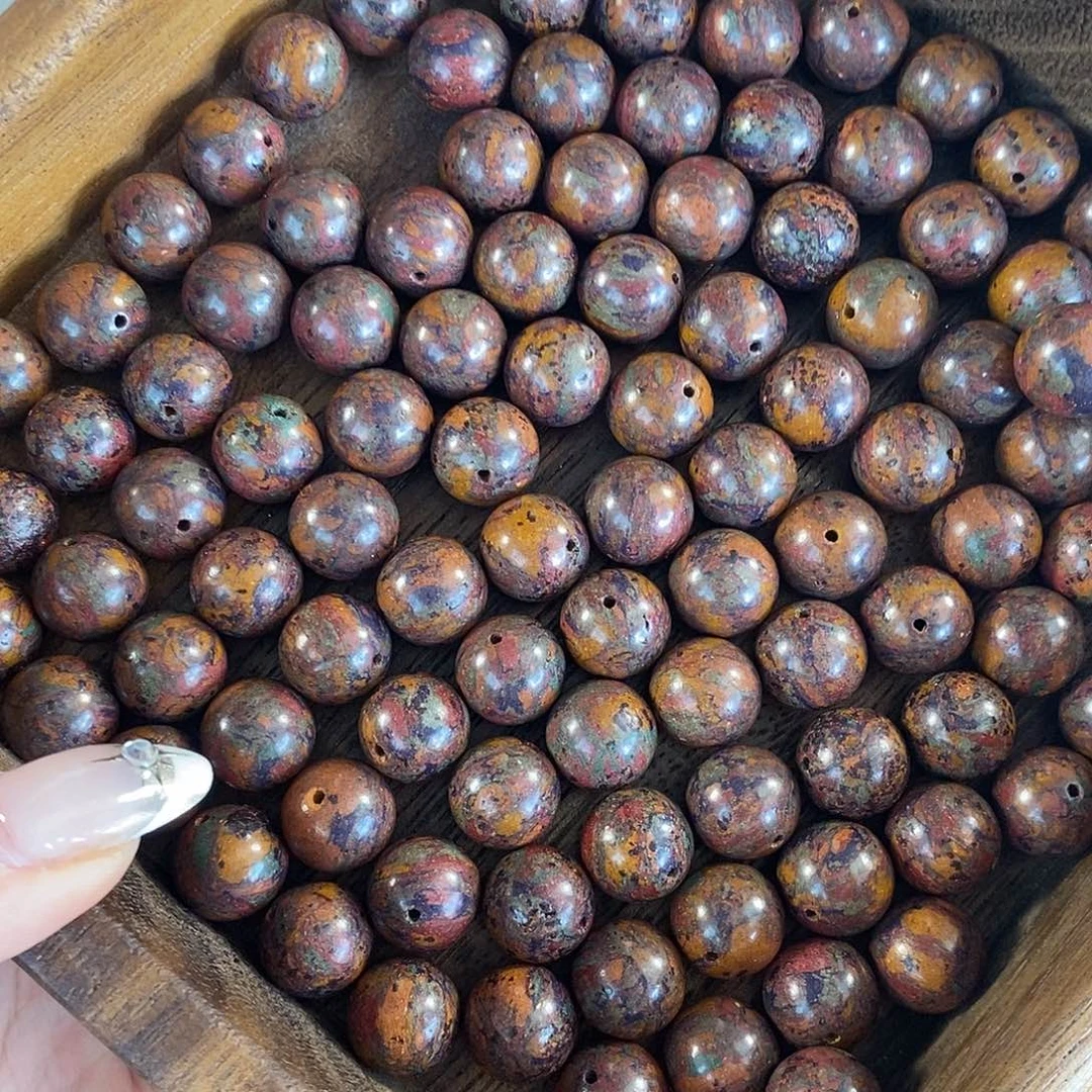 珠串1.2敦煌·暮紫烟纱45g