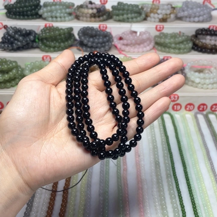 和田玉未镶嵌颈饰6m m