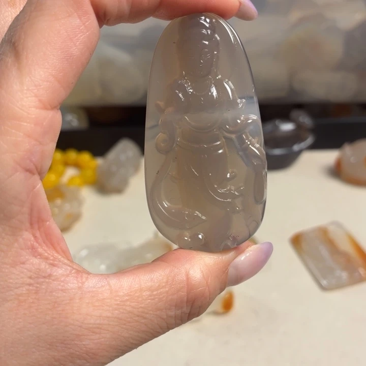 玛瑙/玉髓未镶嵌吊坠(不含链)