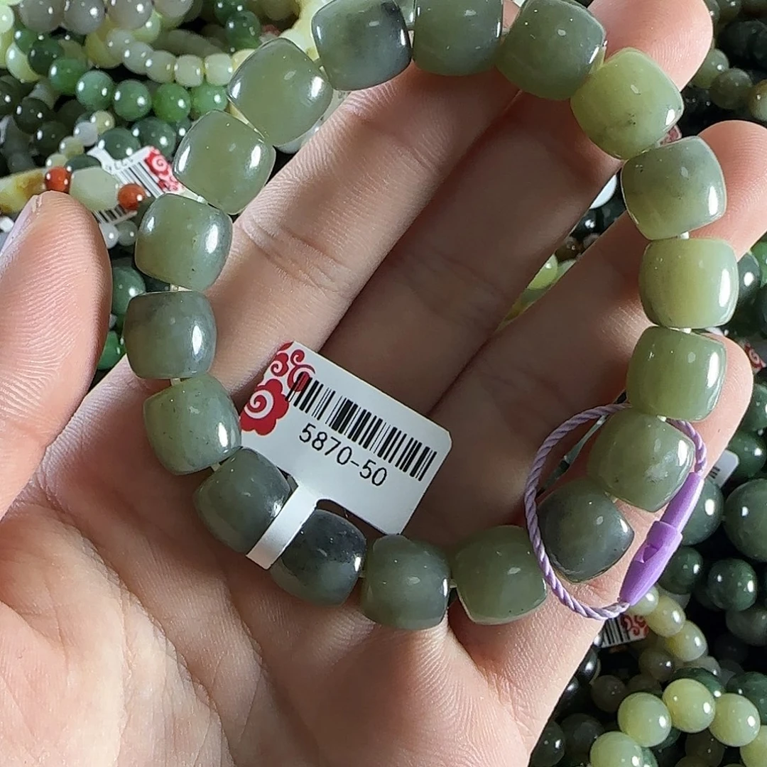 和田玉手链未镶嵌67