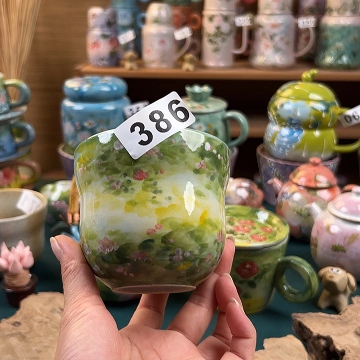 杯景德镇陶瓷手绘作品386