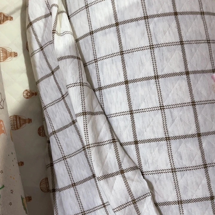 棉格子夹棉两米一单