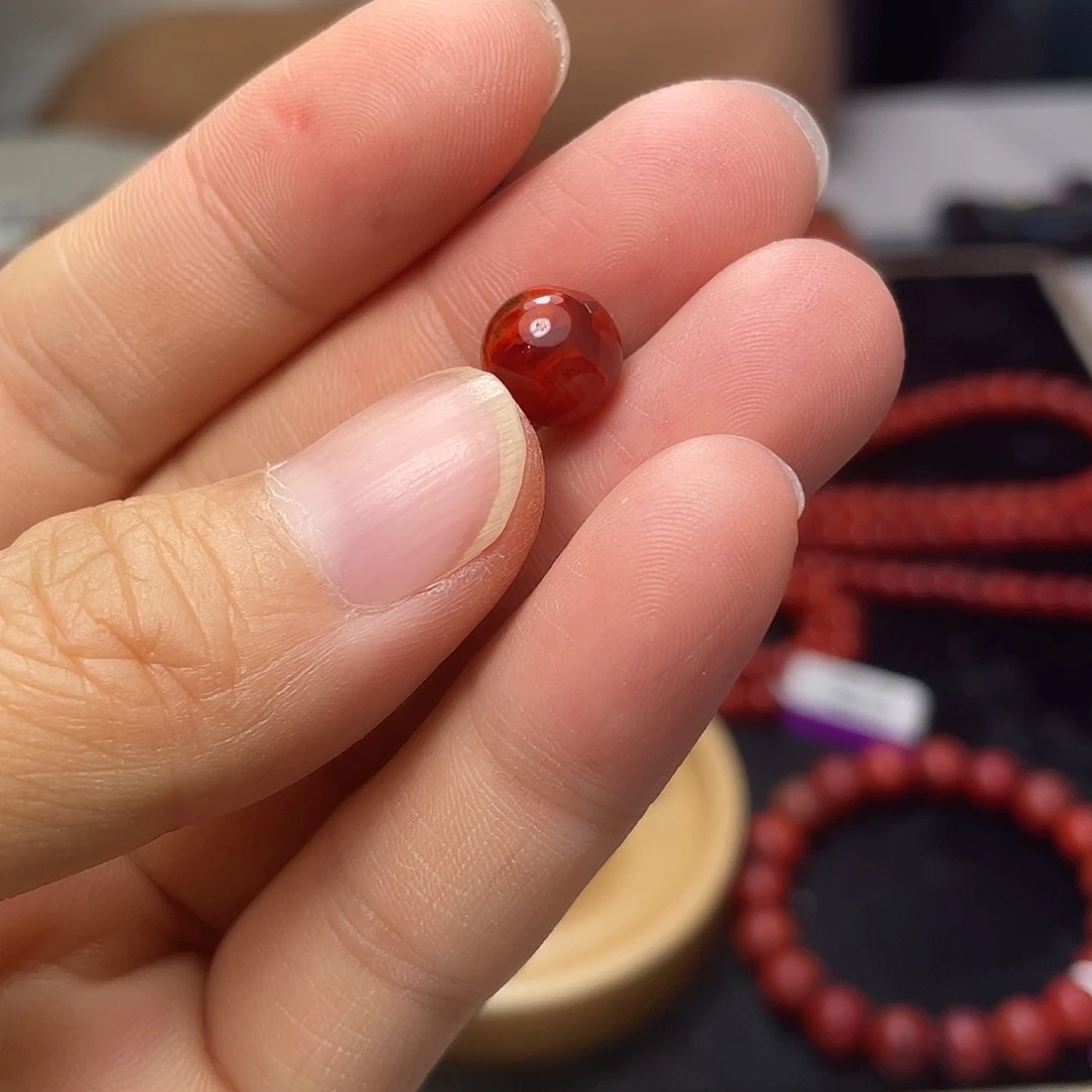 未镶嵌单珠南红玛瑙9多样性发1