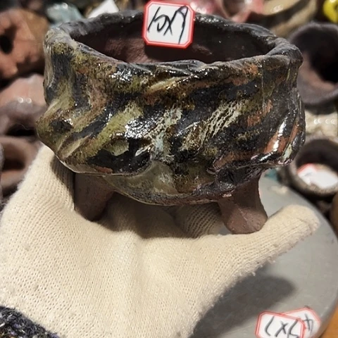 粗陶花盆制作就这样的