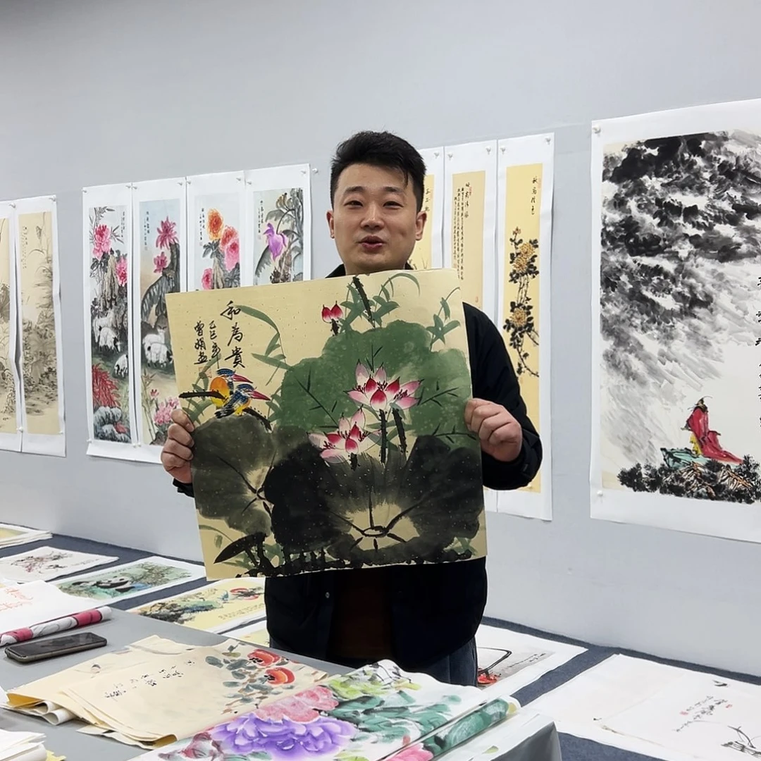 国画国画作品宣纸纯手绘