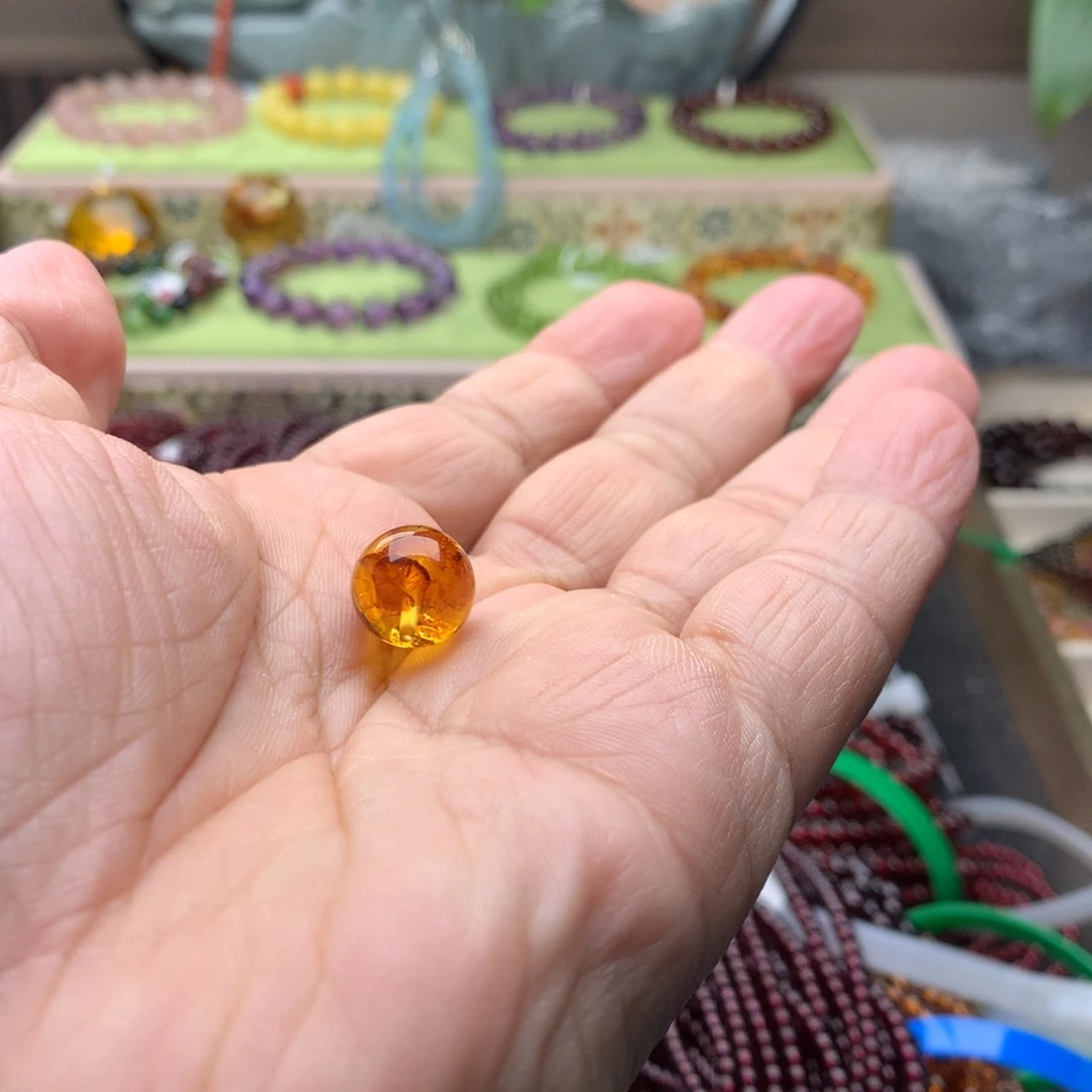 N***a石榴石未镶嵌手串12