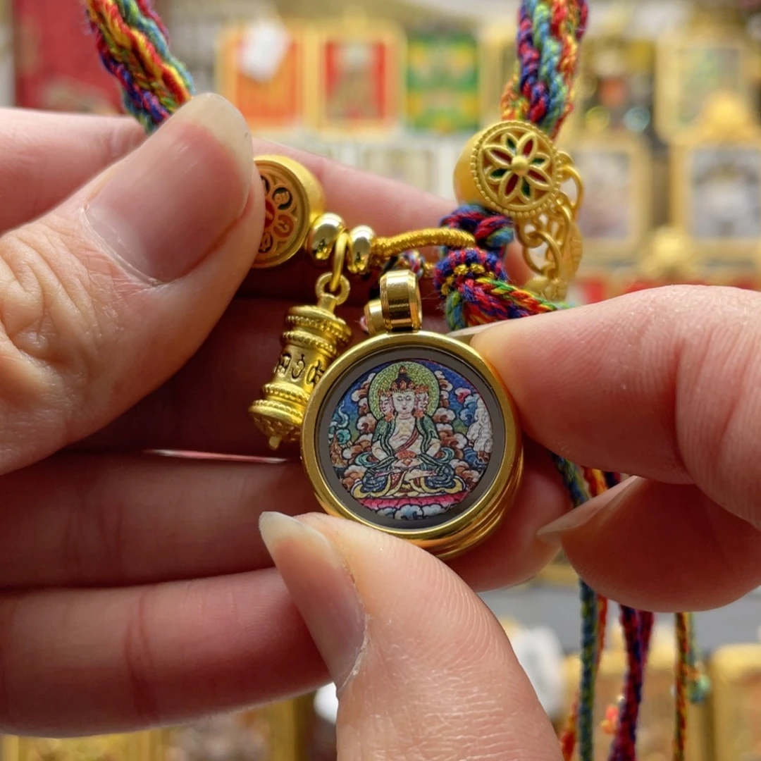 吊坠犟*拐唐卡的制作方法与技巧