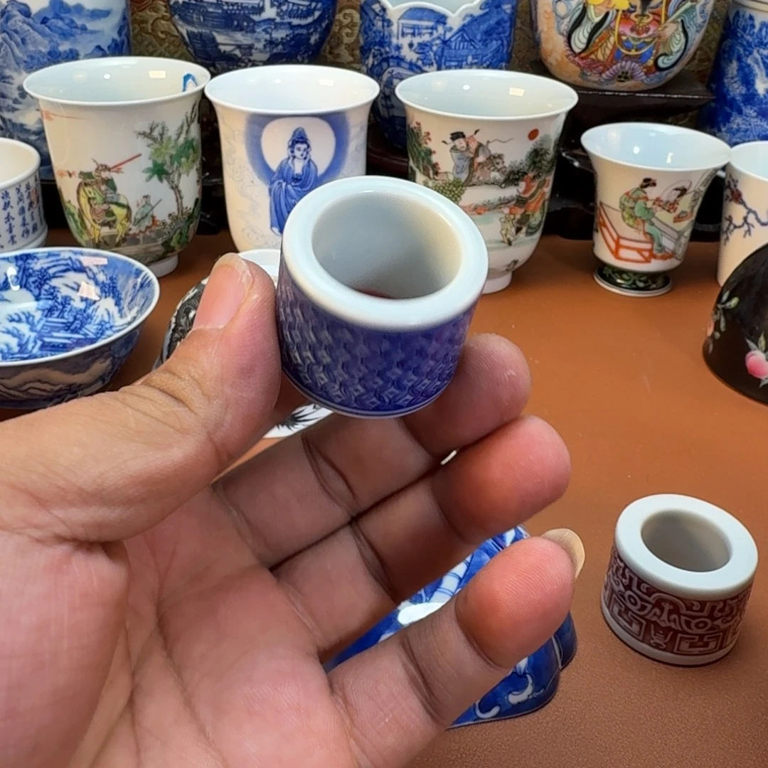 幸***哥杯子陶景德镇全手工手绘陶瓷