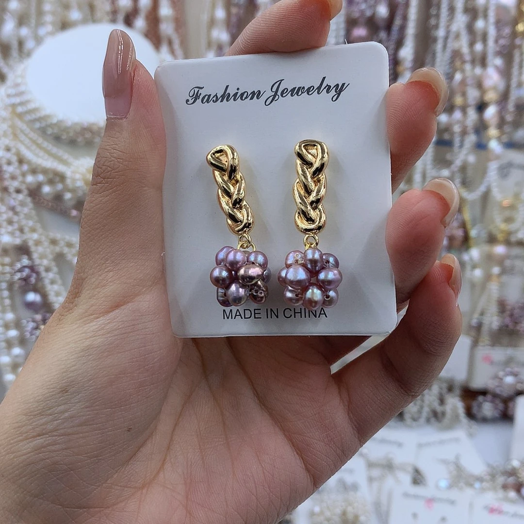 项链银S925镶嵌淡水珍珠