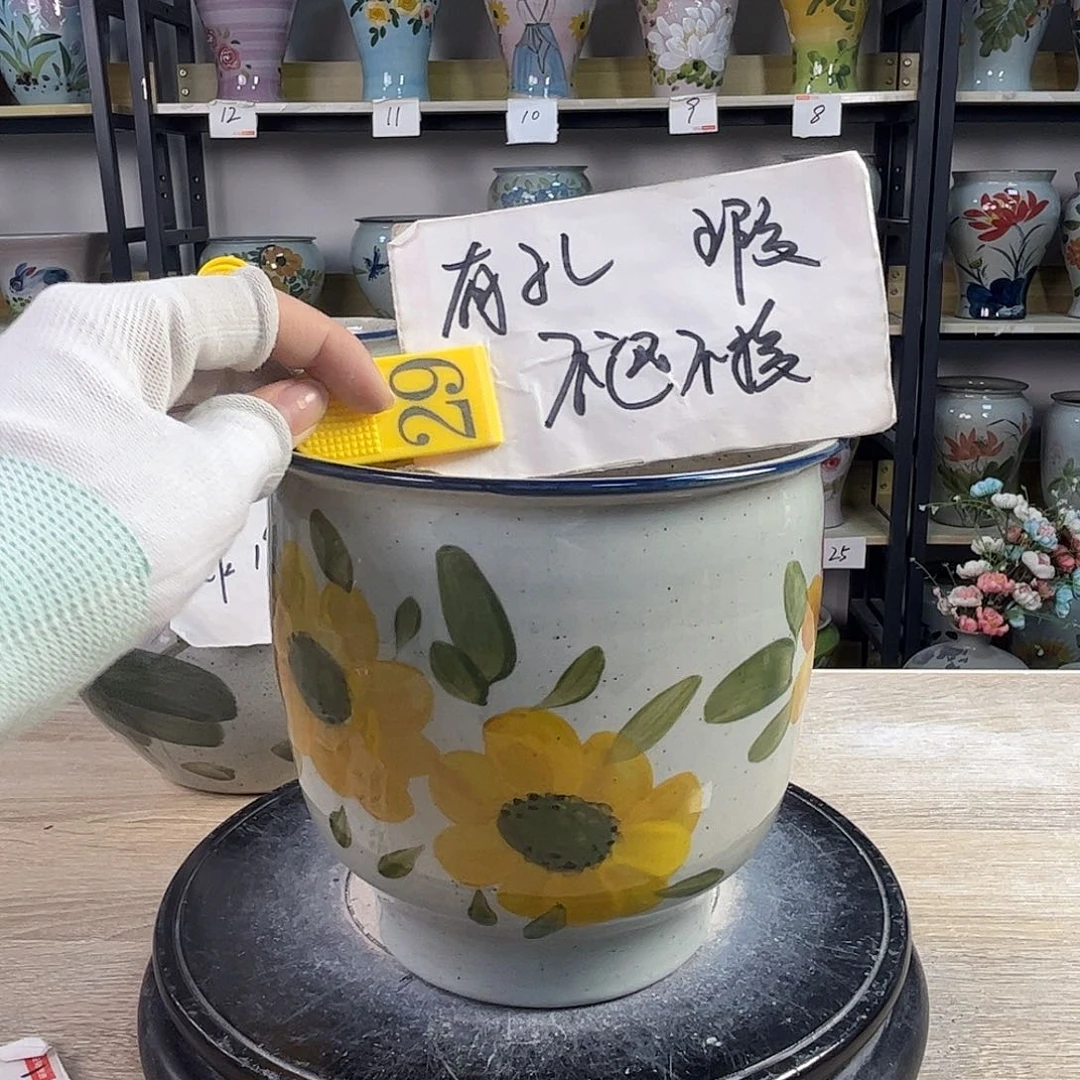 罐1tc景德镇陶瓷花盆