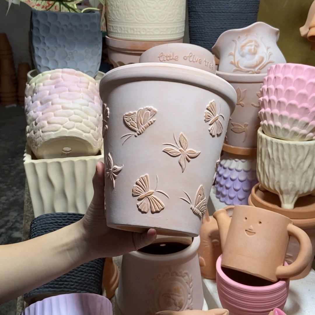 17×17雾化蝴蝶盆 1个