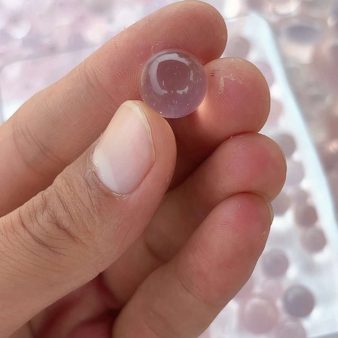 水晶珠宝半成品未镶嵌Z*e定制通孔不退不换