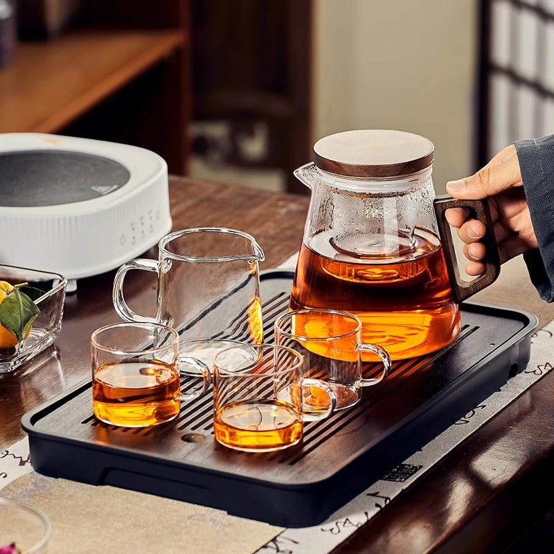 玻璃茶壶泡茶家用耐高温单壶过滤泡茶神器办公室泡花茶壶茶具