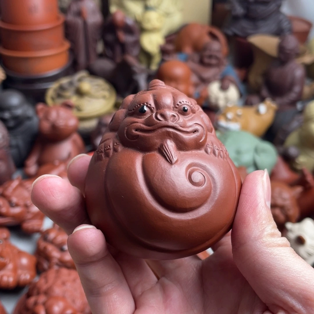 紫砂茶宠紫砂瑕疵