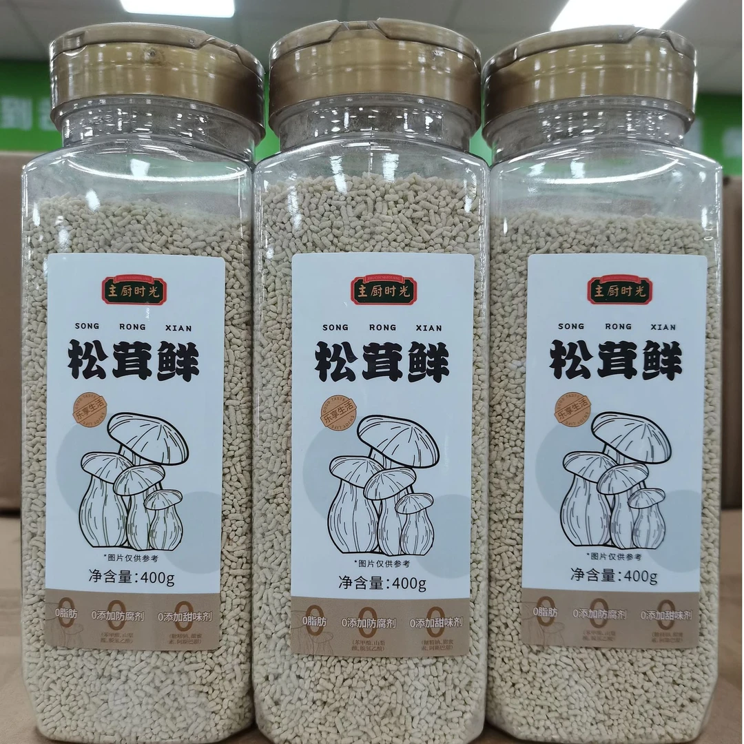 刘军严选松茸鲜(400克一瓶 三瓶装)