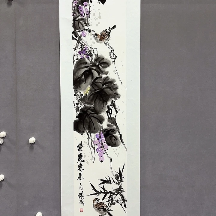国画亲笔手绘放心去藏