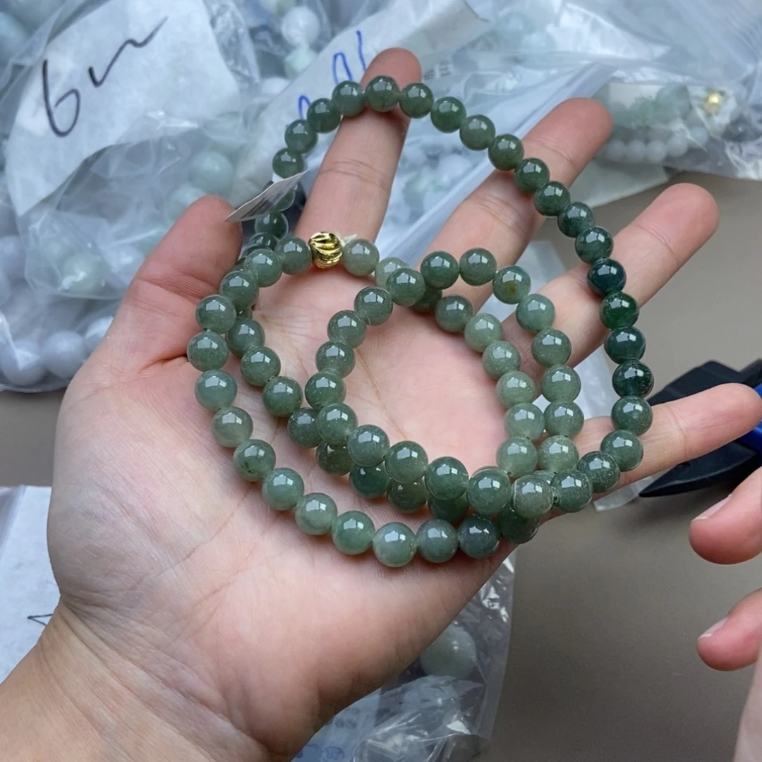 翡翠未镶嵌手链翡翠