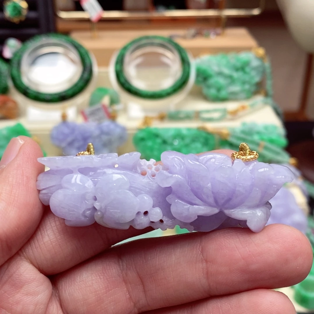 颈饰未镶嵌翡翠翡翠吊坠