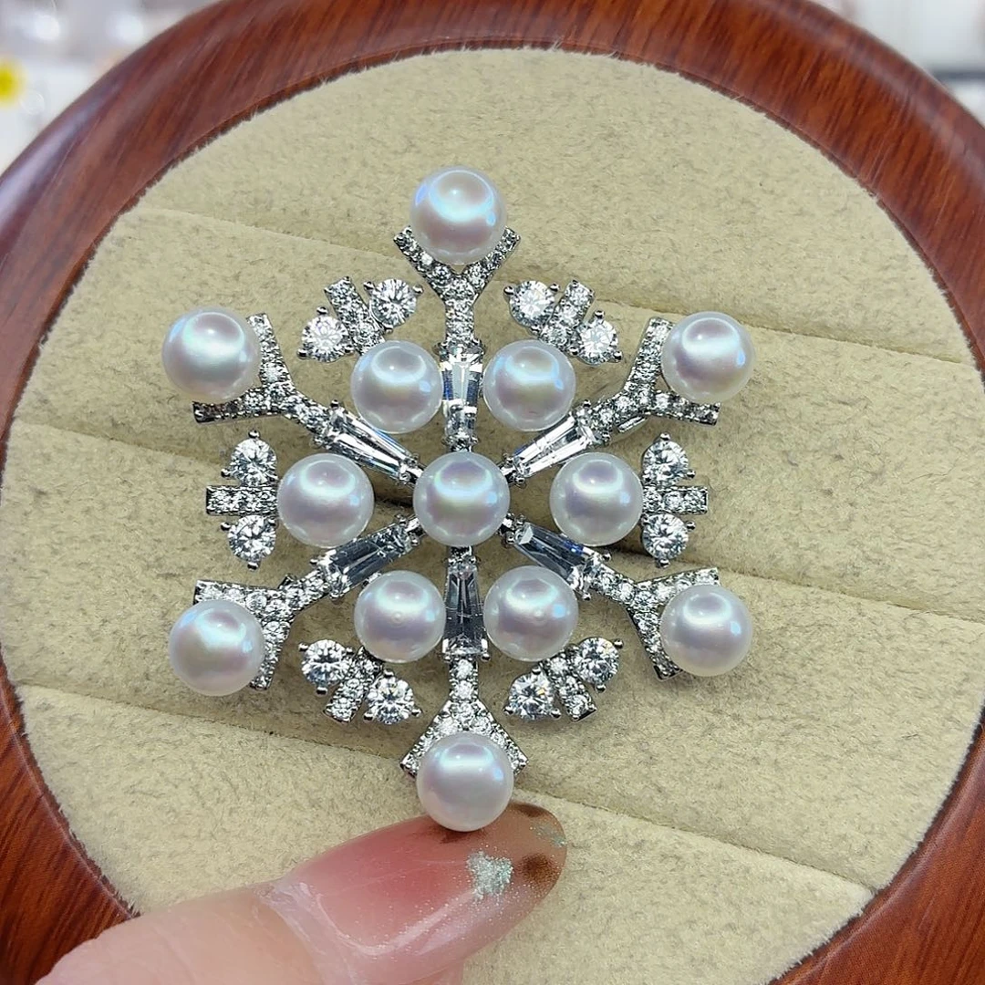 颈饰合金淡水珍珠