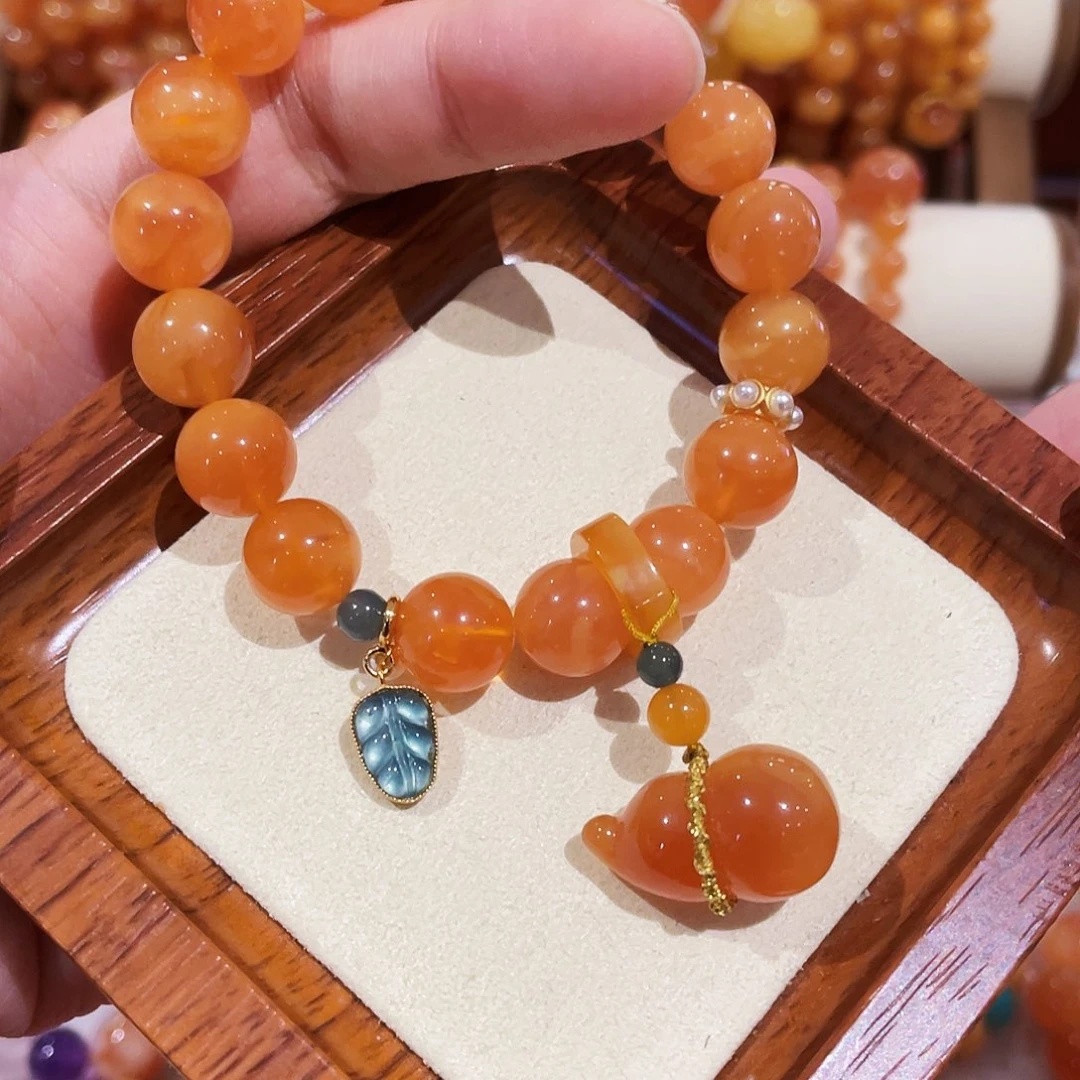 手链蜜蜡未镶嵌手串