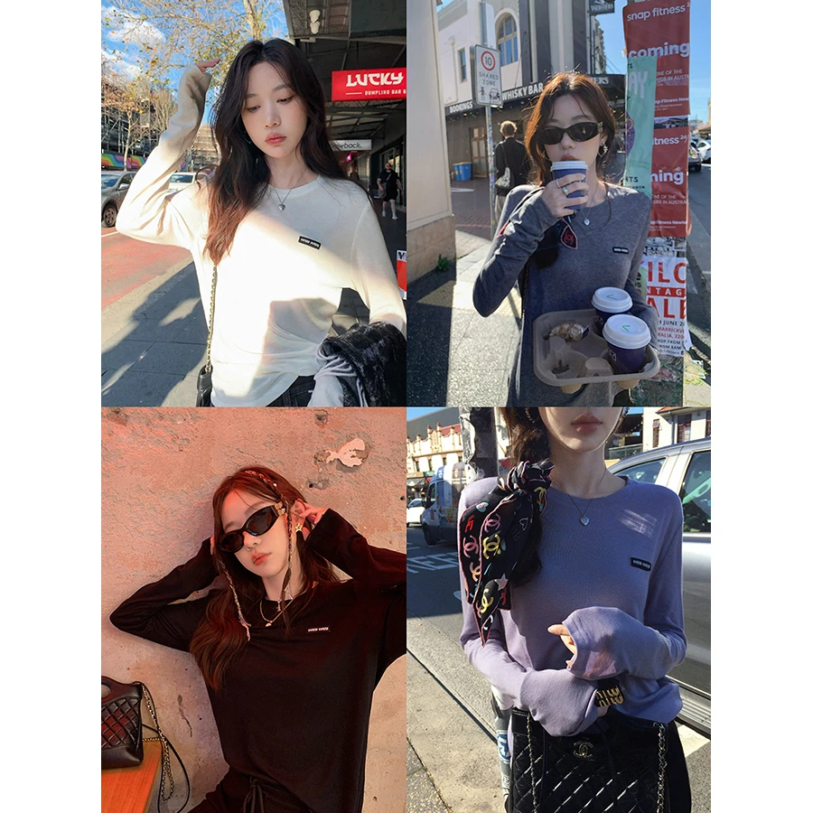 张贝贝 九月的清晨 万人购！莱赛尔天丝羊毛长袖T