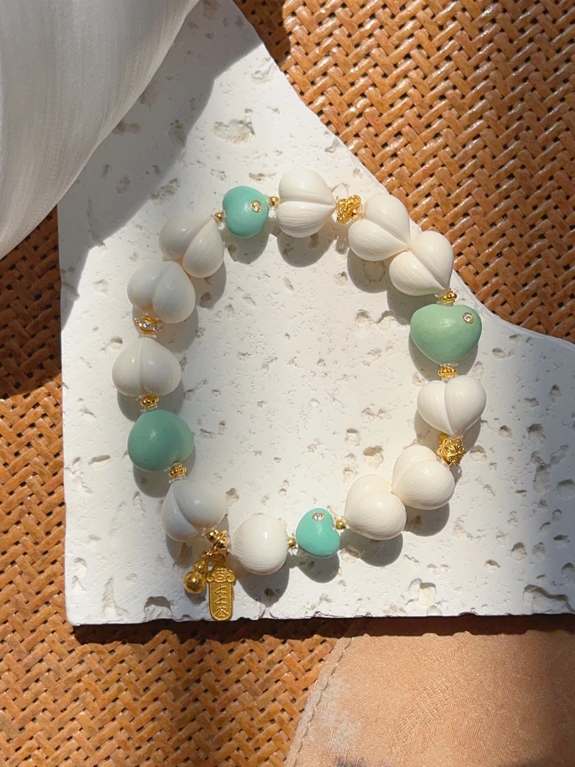 精工猛犸P桃爱心手串