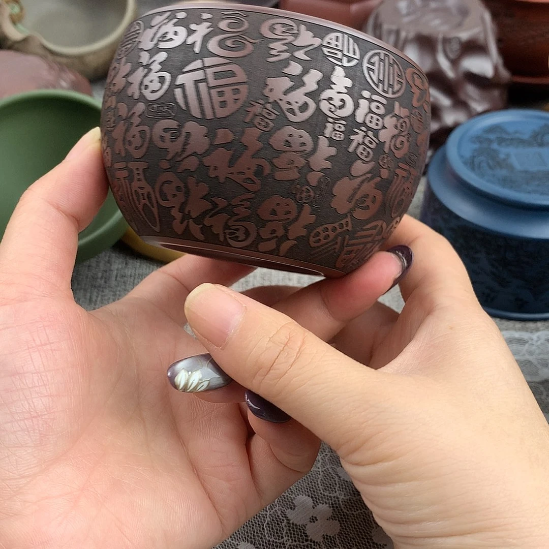 茶杯紫砂高端主人杯