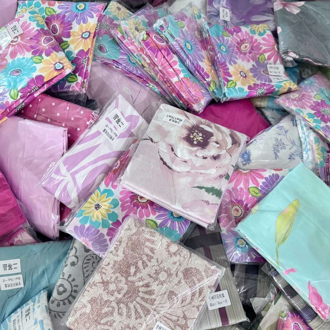 纯棉枕套颜色随机发