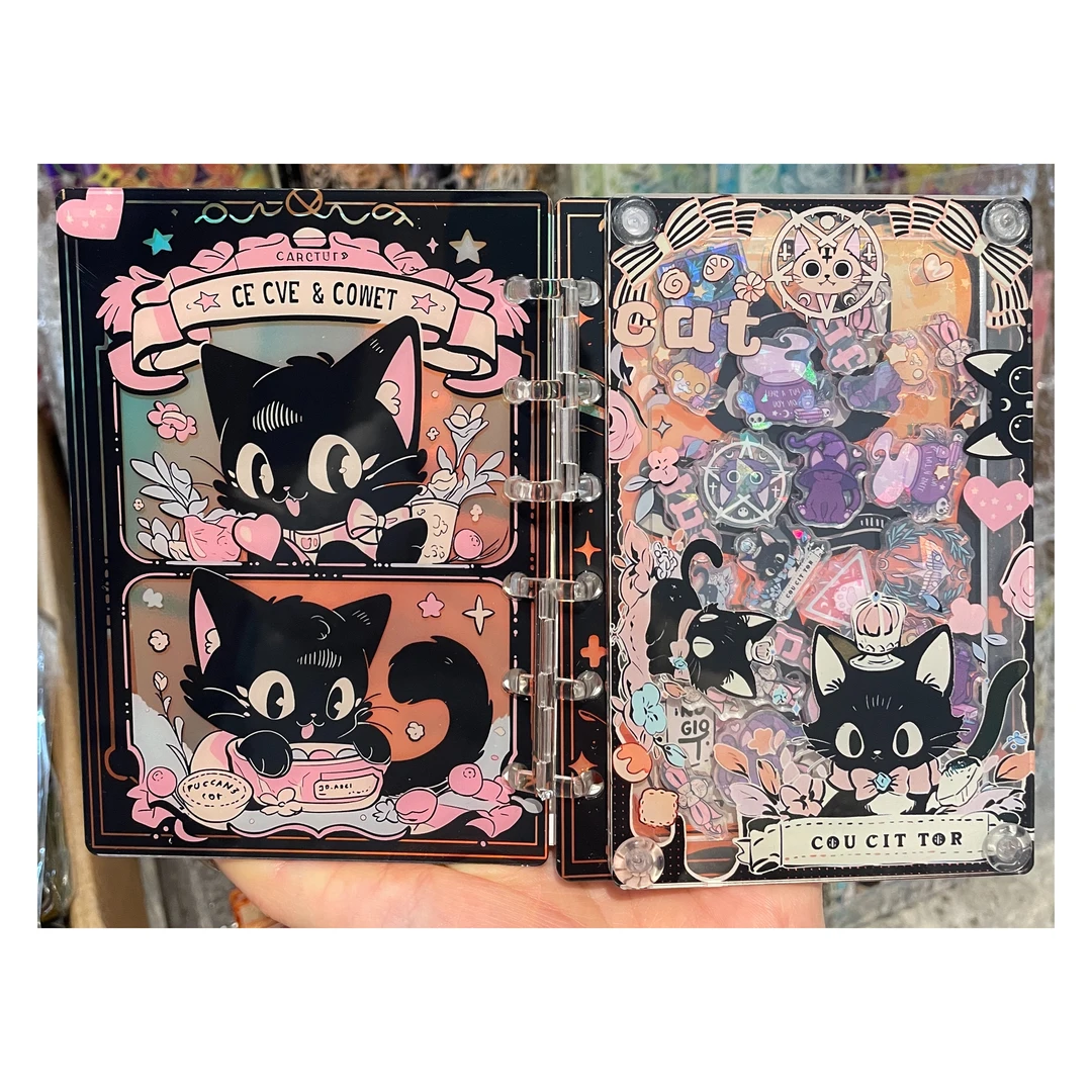 【摇摇本】亚克力加厚DIY卡册手账可拆卸活页本摇摇本