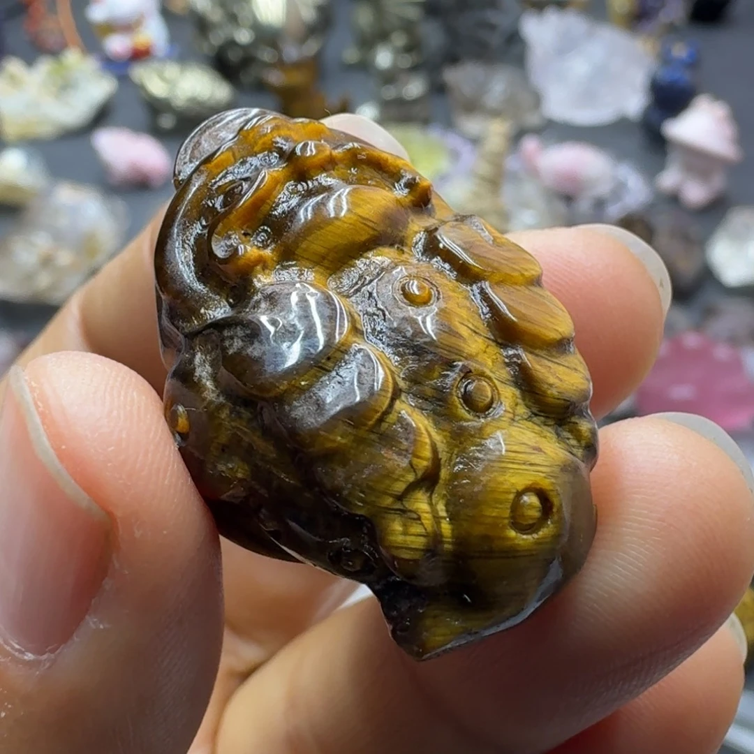 石材虎眼石金蟾的故事