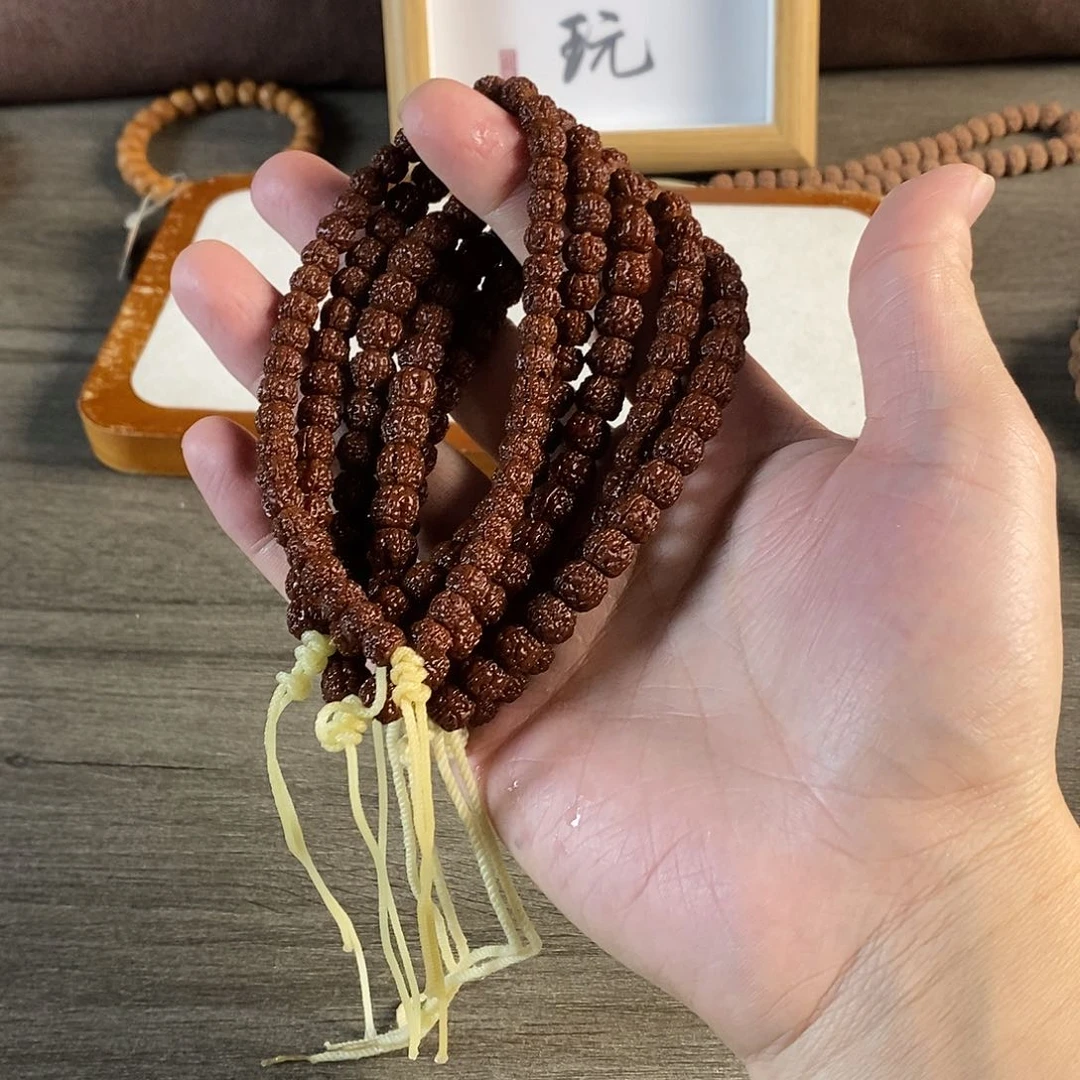 金刚菩提吊坠藏式盘龙单圈