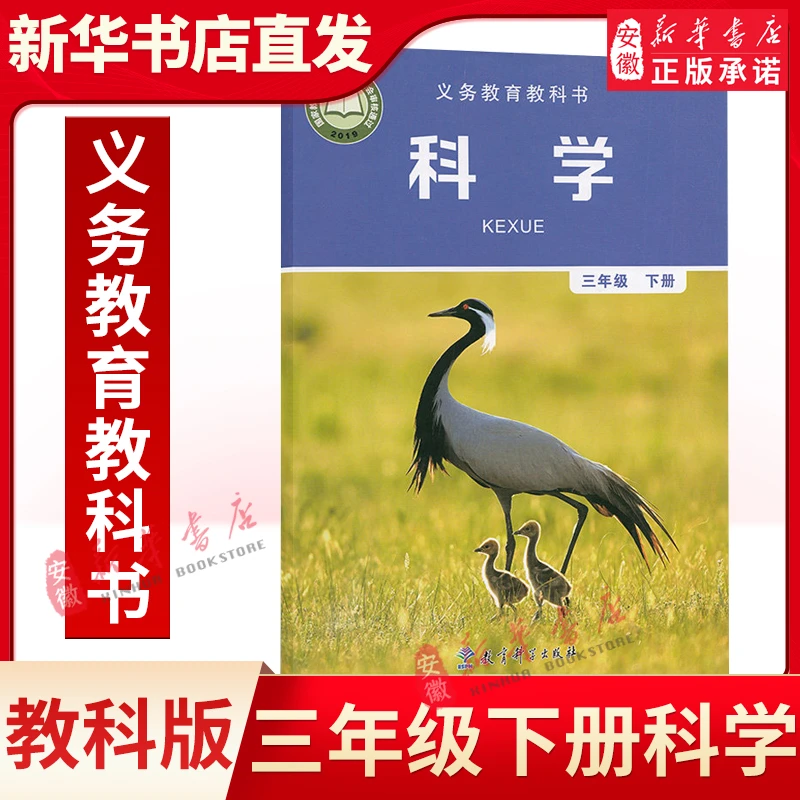 正版 教科版小学三年级下册科学书教科版3三年级科学下三下科第二