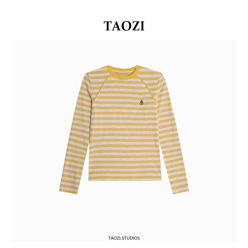 【纹纹】2025秋冬新款百搭简约时尚长袖上衣TZD069