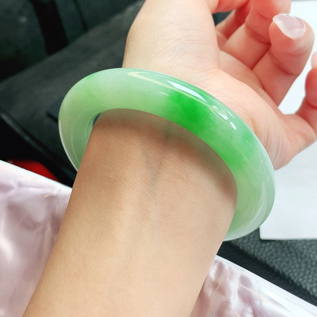 【闪购商品】未镶嵌手镯翡翠缅甸天然a货翡翠