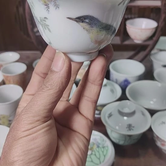 戴玉衡手绘陶瓷艺术杯子