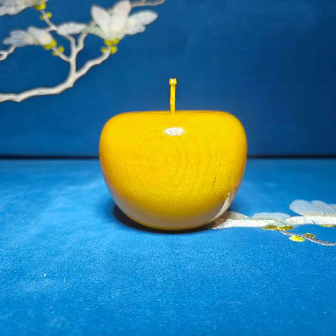 金丝楠金苹果创意摆件  SG226