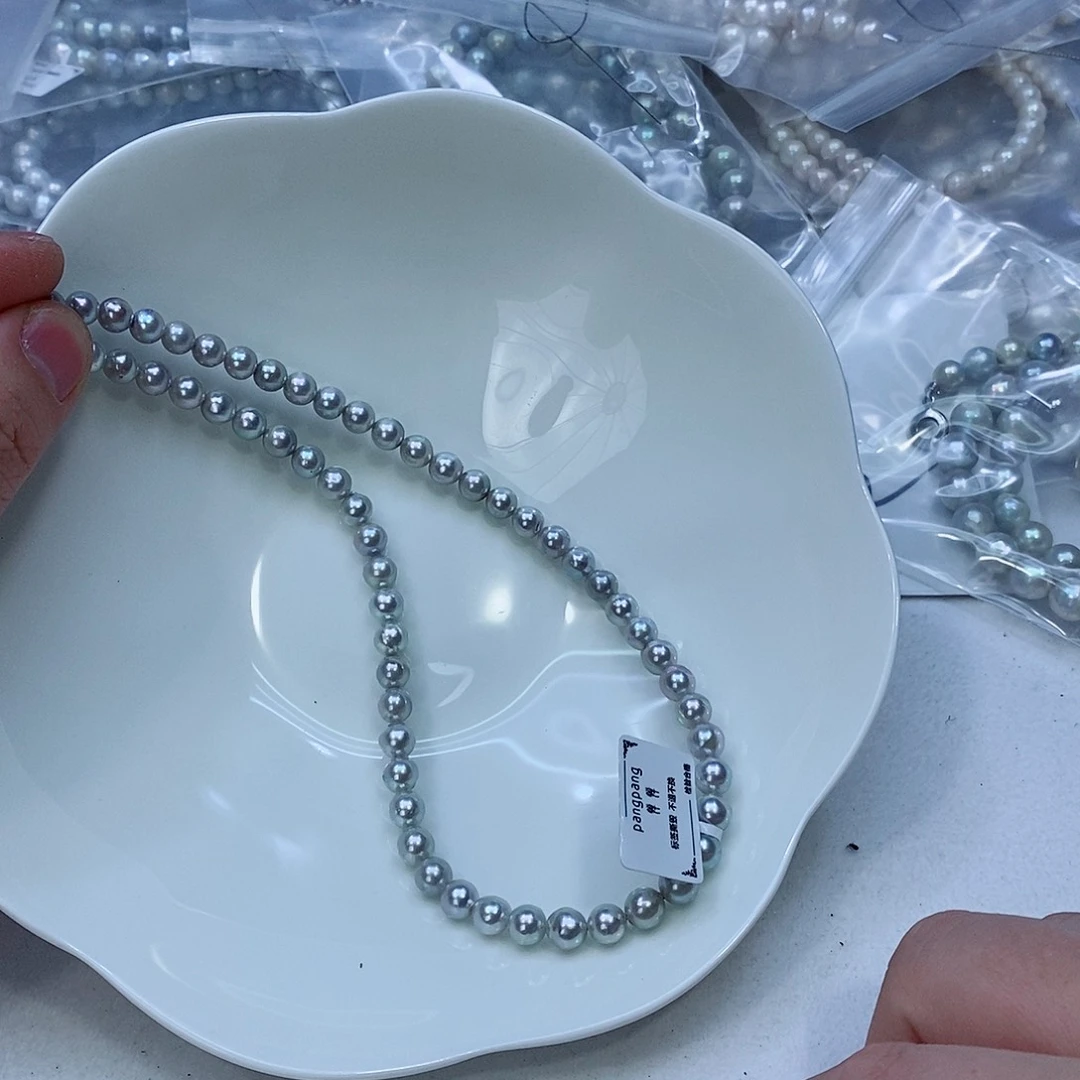 海水珍珠颈饰银S925镶嵌