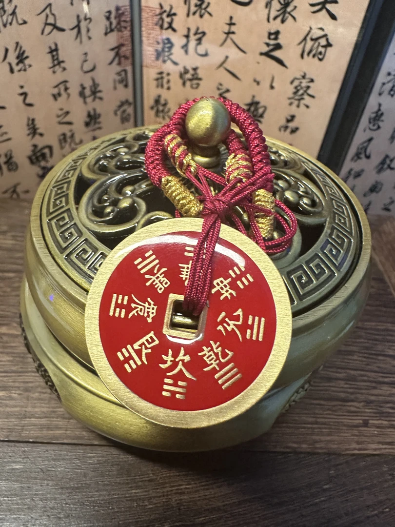 上山观内直发  手工制作  正宗山贵花钱摆件