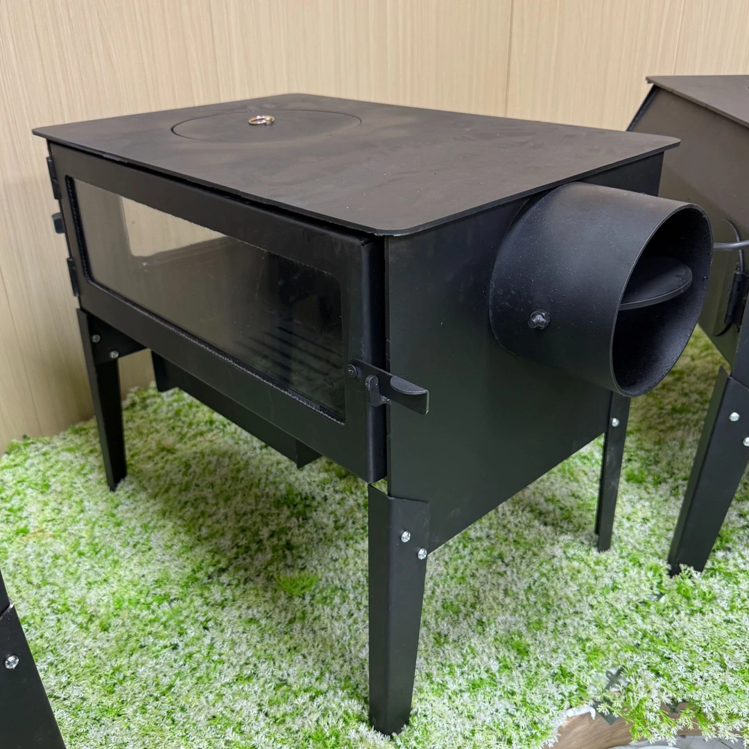 （15厘米大口径-通炕款）中号双观火50#（气化+双观火窗+烤漆）炉子
