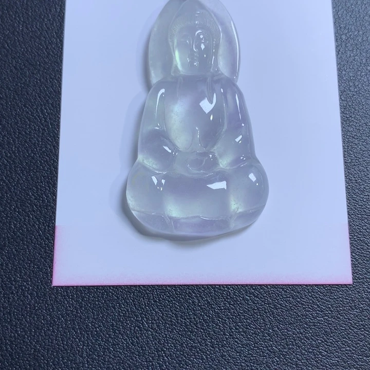 沙***蛇缅甸翡翠白冰观音