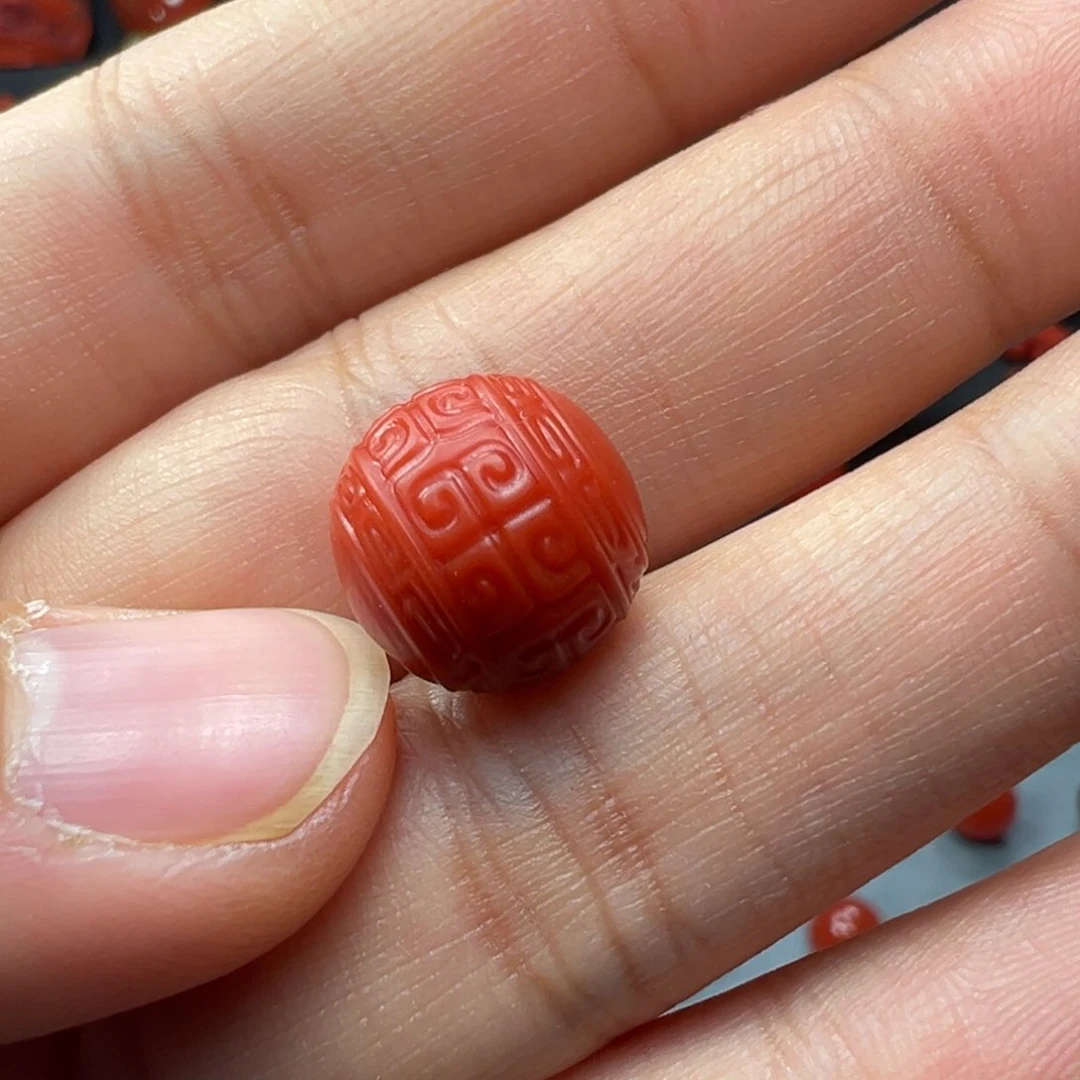 南红玛瑙珠子未镶嵌