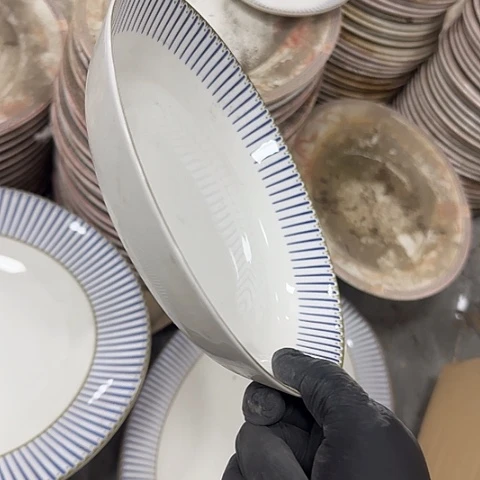 ﹶ***࿐瓷片国营厂库存19厘米