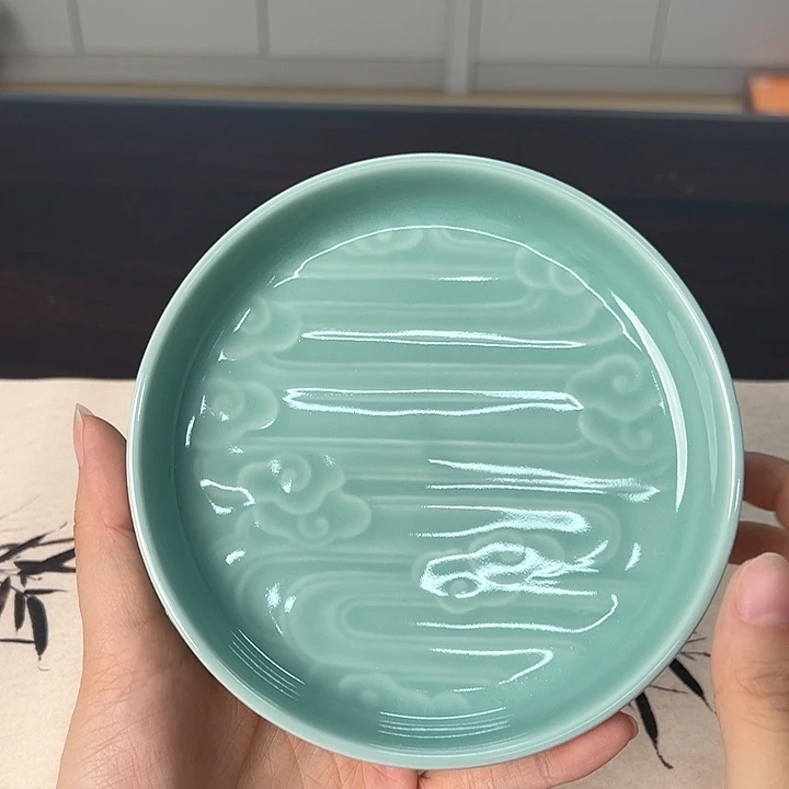 龙泉云间青瓷小米茶器