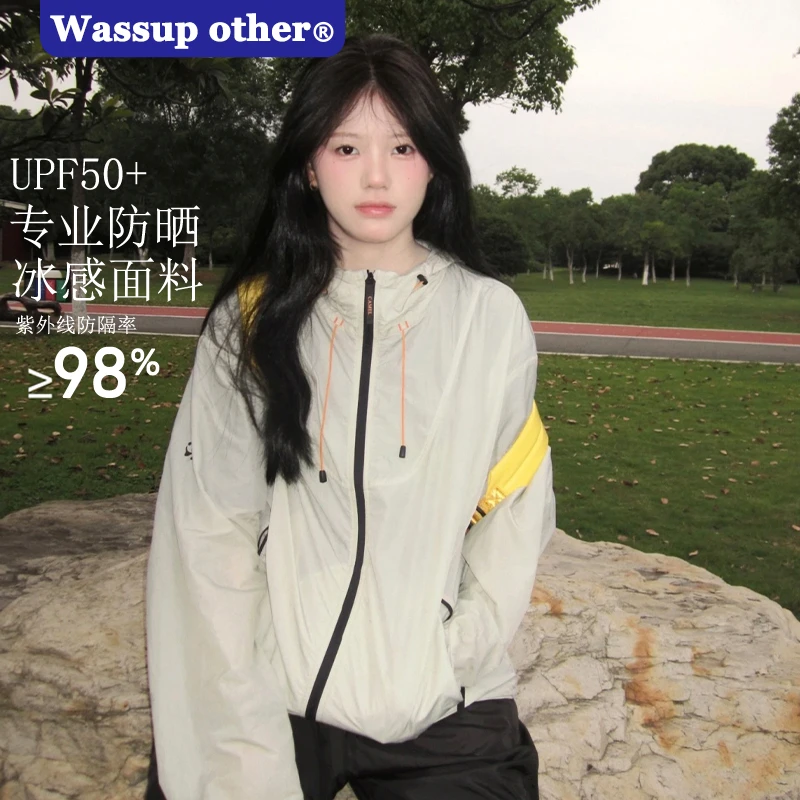 WASSUP OTHER夏季2025新款休闲防晒衣男防紫外线轻薄冰丝防晒服女