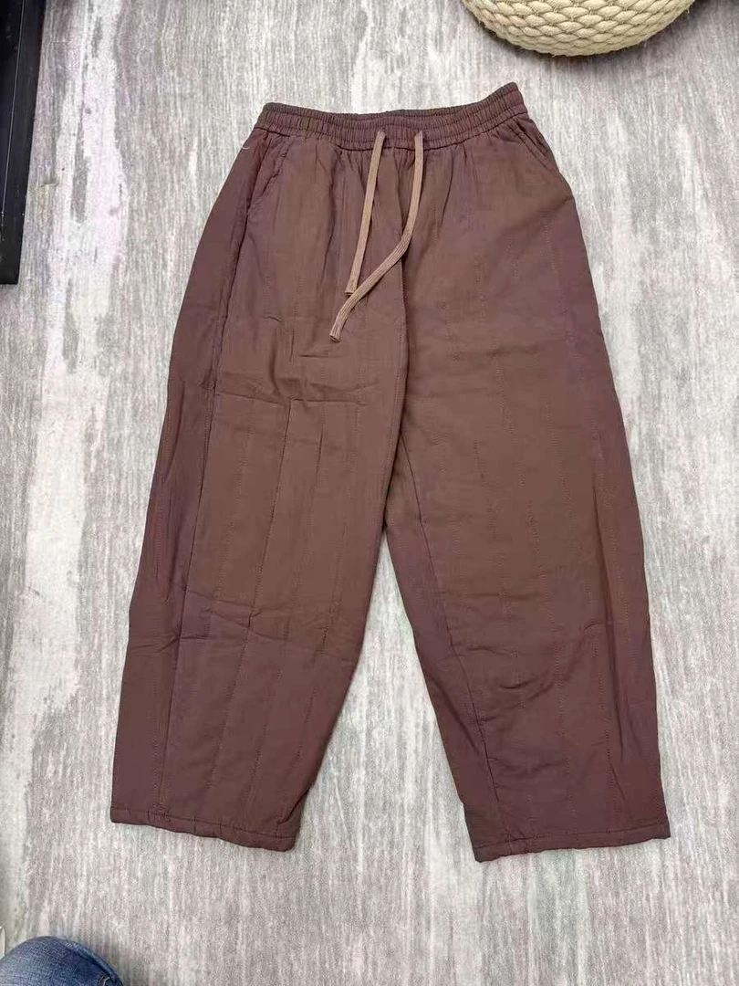 6013冬款福利纯棉夹棉棉裤腰围68臀围114裤长95