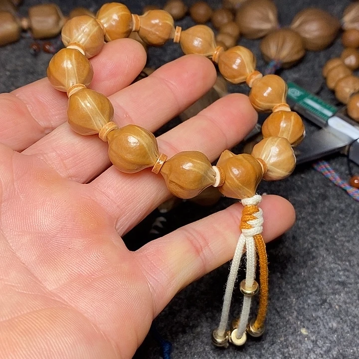 橄榄核手串1.4正圆24号