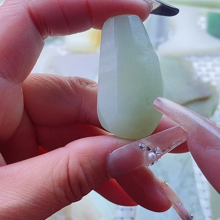 和田玉和田玉青海料未镶嵌