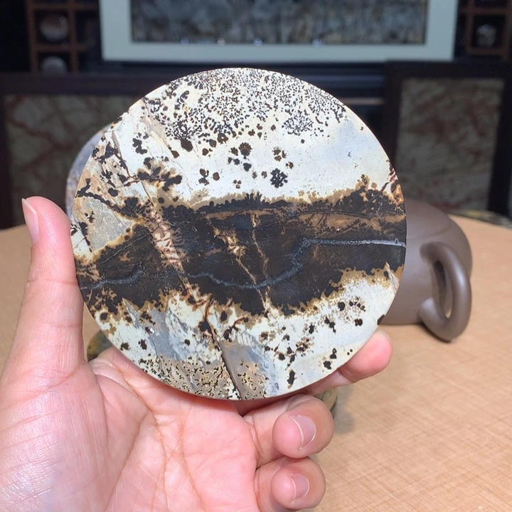 ，广西国画石摆件，收藏观赏