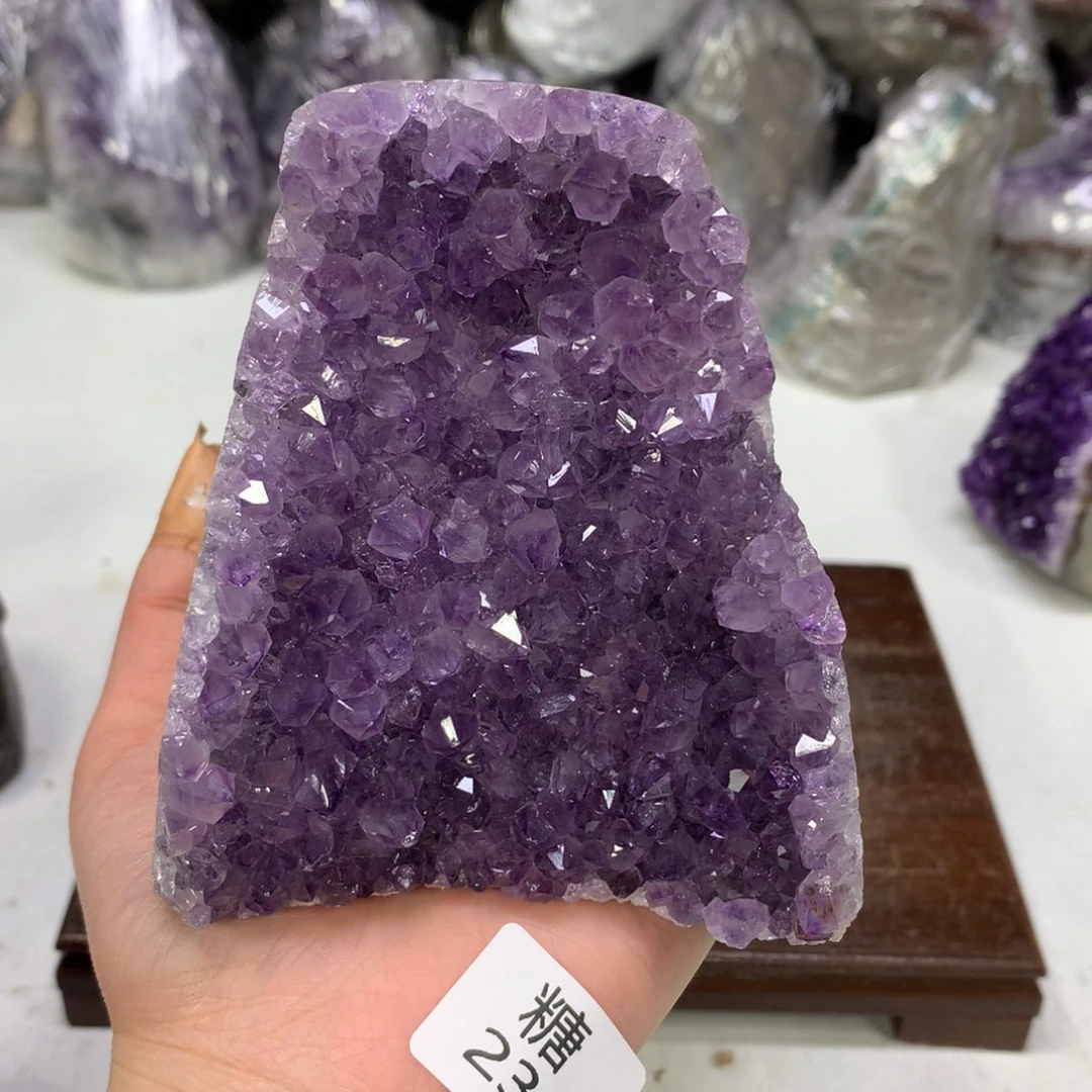 紫晶摆件未镶嵌水晶