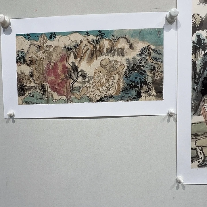 国画练小妮老师人物作品